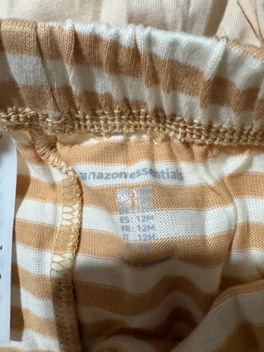 Amazon Essentials 3-Pack Baby Bloomers in Cream, Tan Stripe & Brown Lamb Print